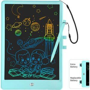 LCD Writing Tablet for Kids 10 Inch Colorful Toddler Doodle Board Drawing Tablet